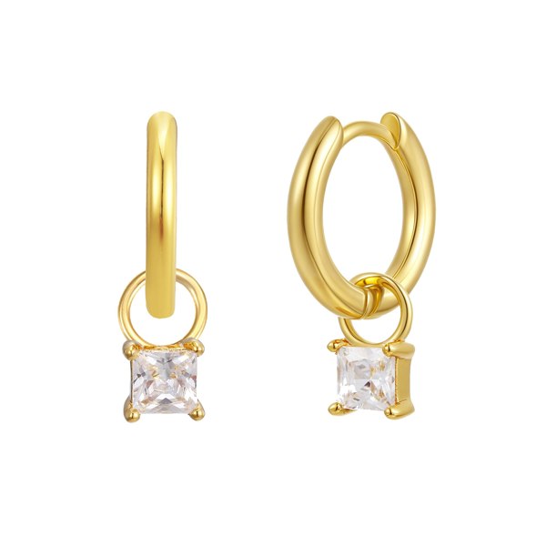 Gold Trip April Birthstone Earring Charm