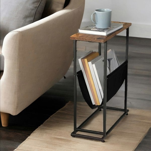 Rafaelo Mobilia Bedside Table with Magazine Holder Sling