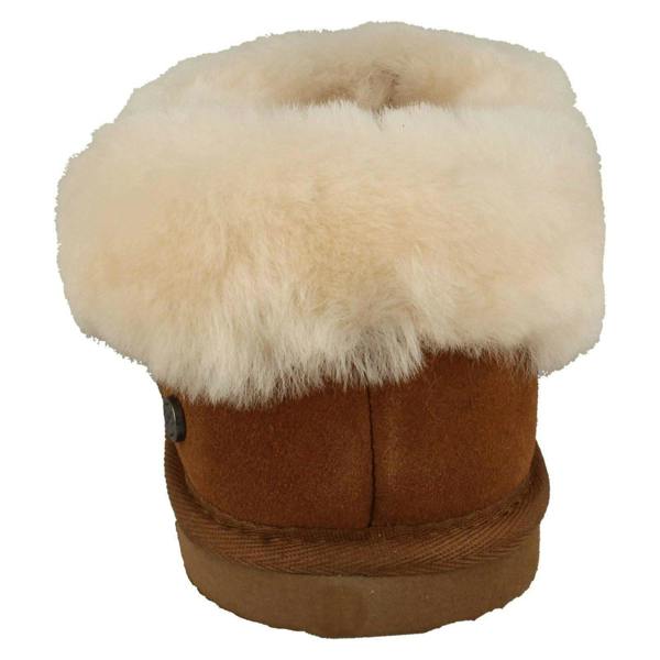 Padders Ladies Padders Fur Trim Slippers Cuddle