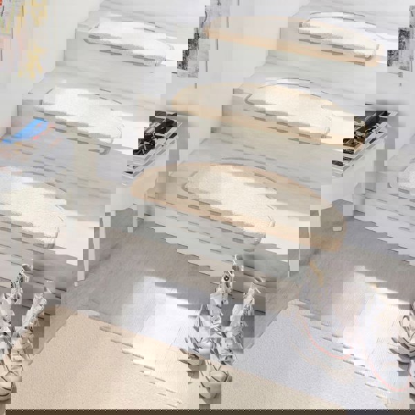 Modern Plain Cream Rug – Soft Short Pile