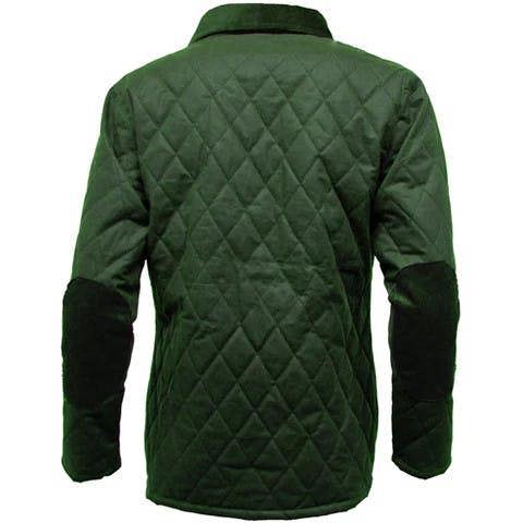 Back view of the Game Zara Quilted Wax Jacket showcasing classic country styling and practical length