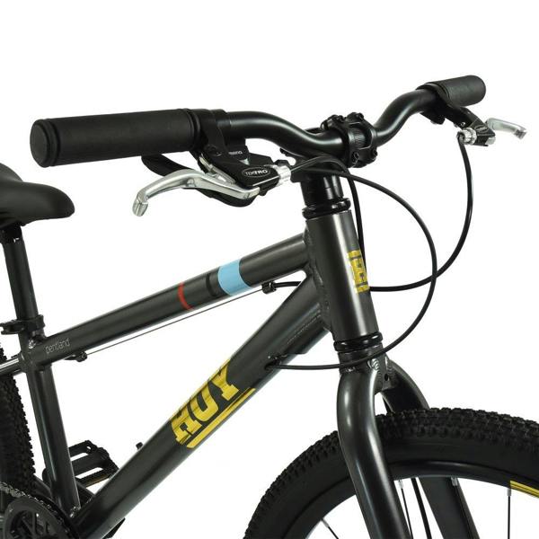 HOY Pentland 24in Kids Bike, 8 Speed - Black/Gold