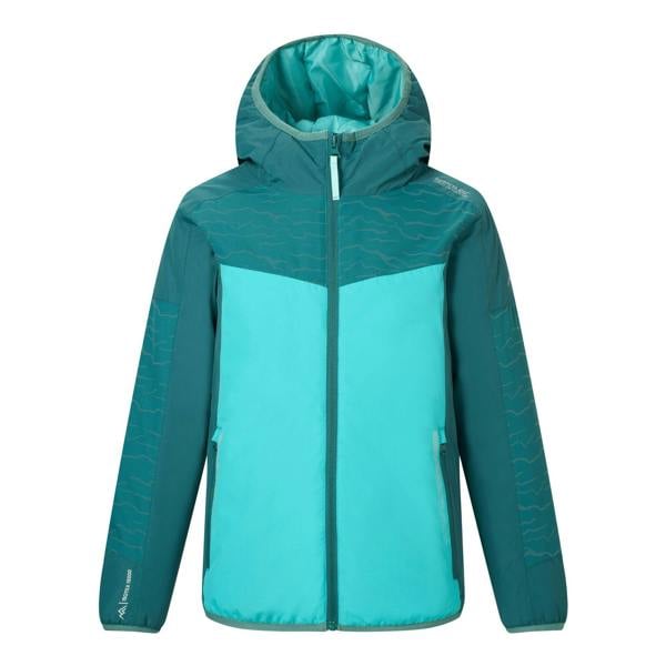 Regatta Childrens/Kids Illuma Reflective Waterproof Insulated Jacket - Mediterranea/Turquoise - 