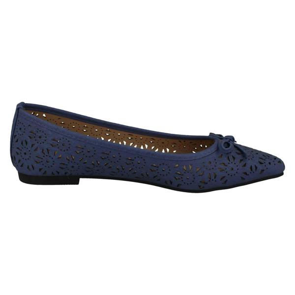 Spot On Ladies Spot On Ballerina Flat Shoes F80460
