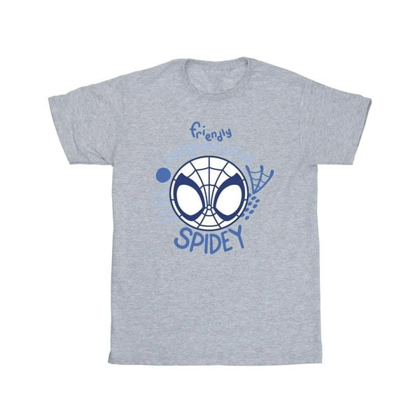 Marvel Boys Spidey And His Amazing Friends Neighbourhood T-Shirt - Sports Grey