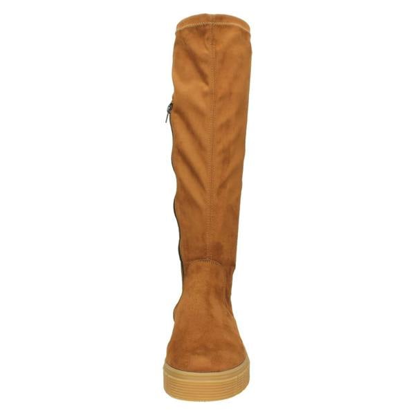 Rieker Ladies Rieker Knee High Platform Wedge Boots W1080