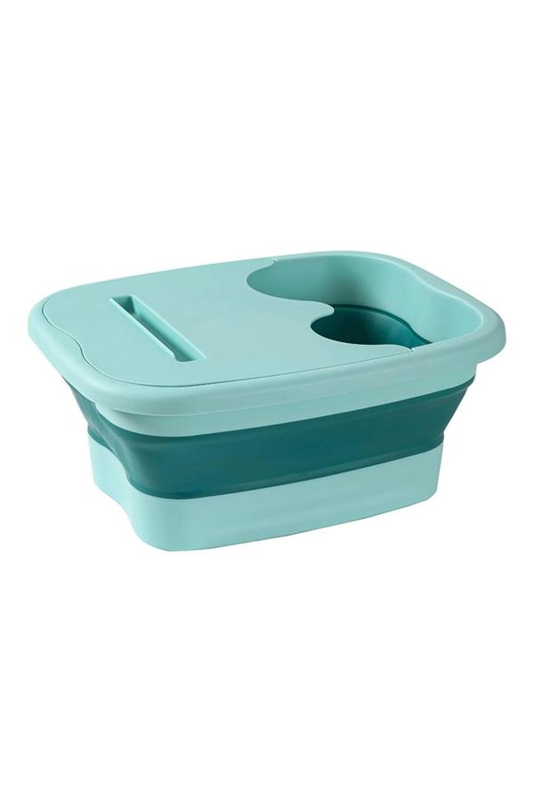 Dyzi Foldable Foot Bath Soak Tub with Massage for Home and Travel Use