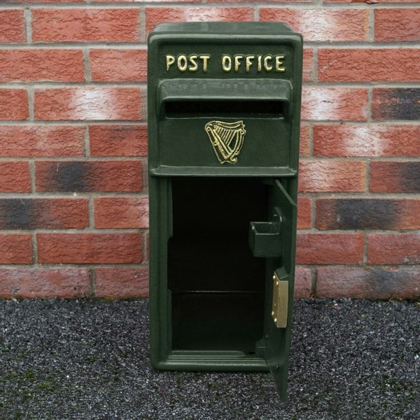 Monstershop Green Irish Post Box with Stand