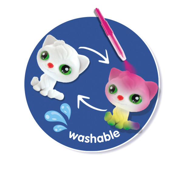 SES Creative Blow airbrush pens - Kittens surprise 3x
