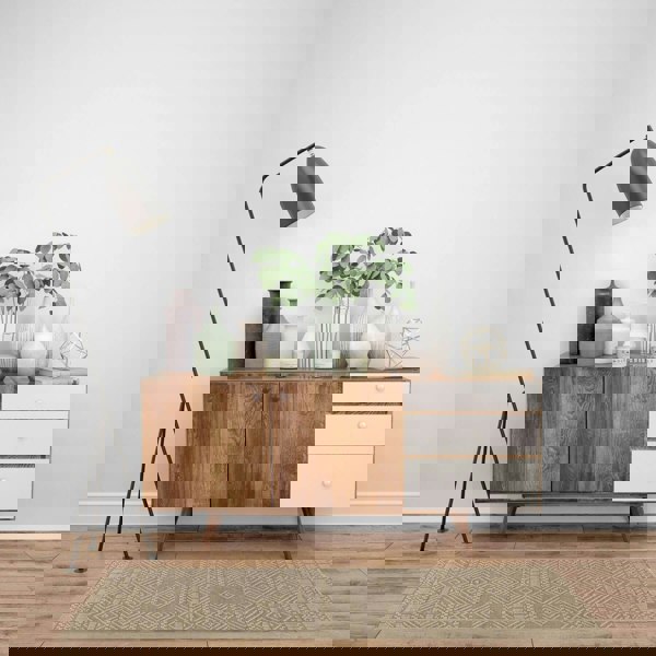 Beige Jute-Look Washable Rugs | Stylish & Easy-Clean