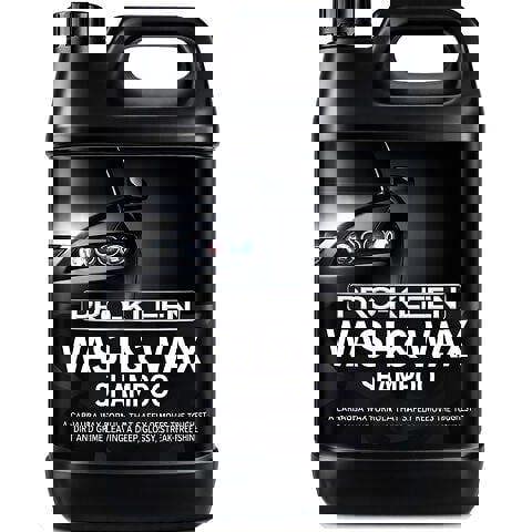 ProKleen Pro-Kleen Wash & Wax Shampoo with Carnauba Wax 5L - pH Neutral Professional Car Wash Shampoo