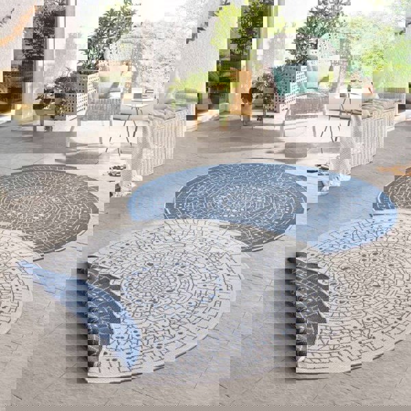 The Rugs Porto Reversible Indoor-Outdoor Rug - Durable