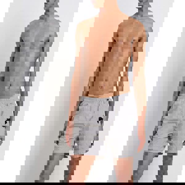 CP Company Utility Swim Pocket Lens Detail Board Shorts   in  Grey