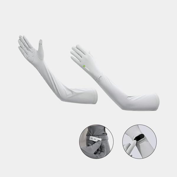 Anniou Cooling UV Protection Arm Sleeves - Grey