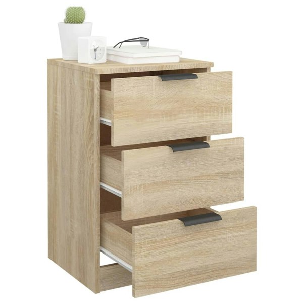 Berkfield Bedside Cabinets 2 pcs Sonoma Oak 40x36x65 cm