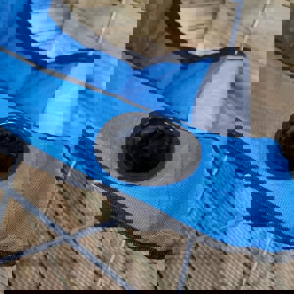 Samuel Alexander Luxury Padded High Back Folding Outdoor / Camping / Fishing Chair in Blue