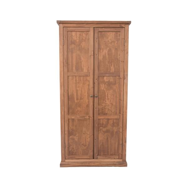 Tirolo 2 Door Wardrobe Brass Knob