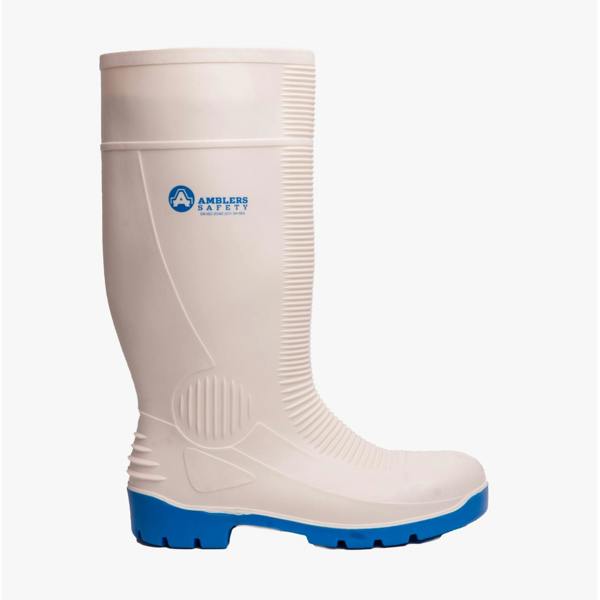 Amblers Safety FS98 Wellington Safety Boots in White