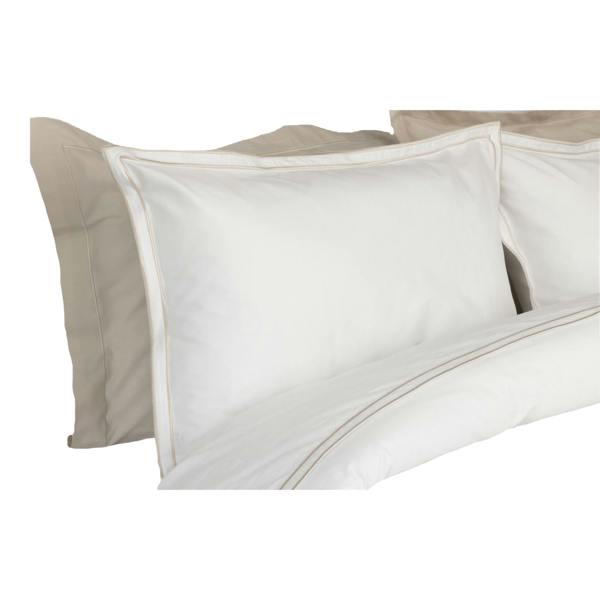 Belledorm Savoy Oxford Pillowcase - Oyster - 