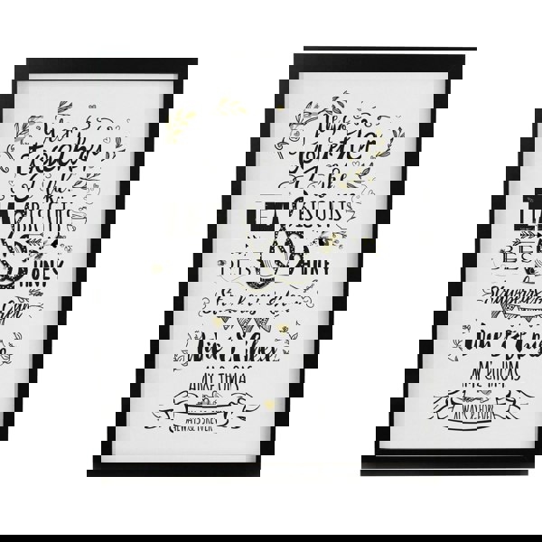 Personalised Memento Company Personalised We go Together Black Poster Frame