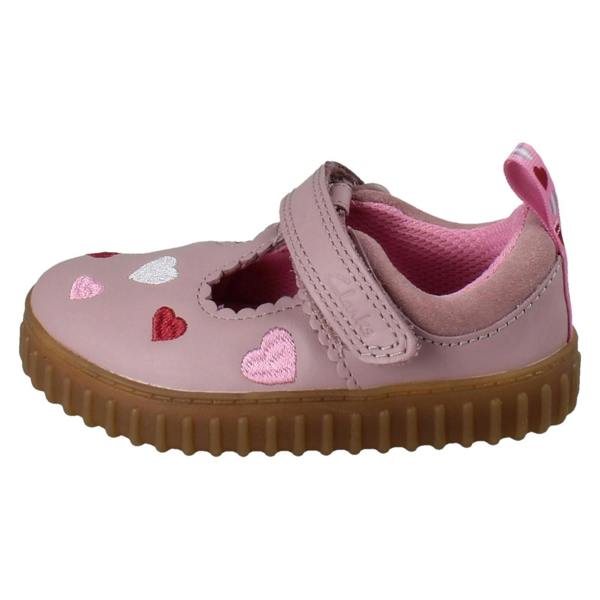 Clarks Girls Clarks T-Bar Shoes Cove Heart T