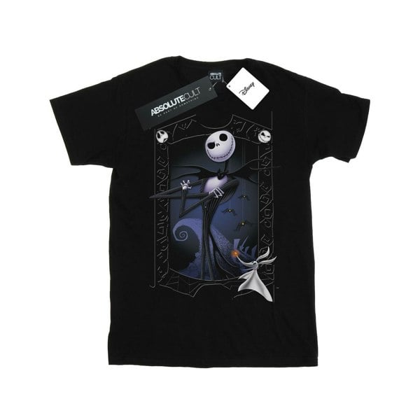 Disney Womens/Ladies Nightmare Before Christmas Pumpkin King Cotton Boyfriend T-Shirt - Black