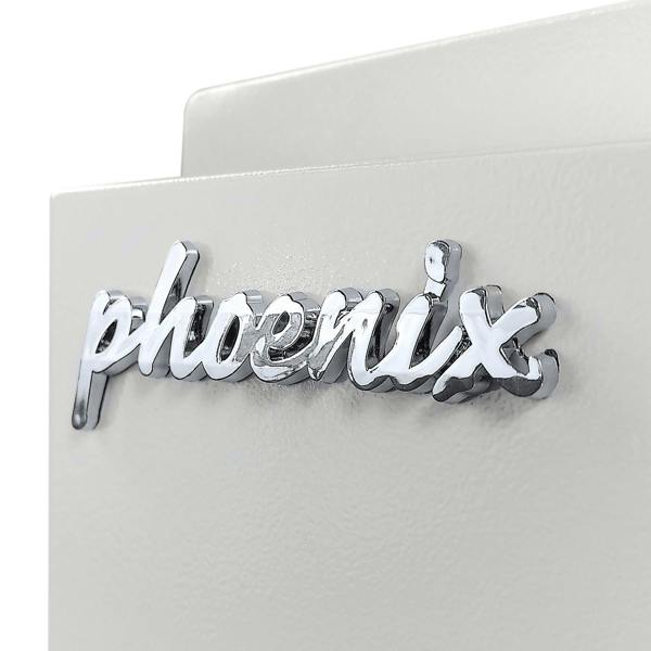 Phoenix Safe Phoenix Fortress SS1451K Security Safe in Scratch-resistant White Paint with Double-Bitted Key Lock