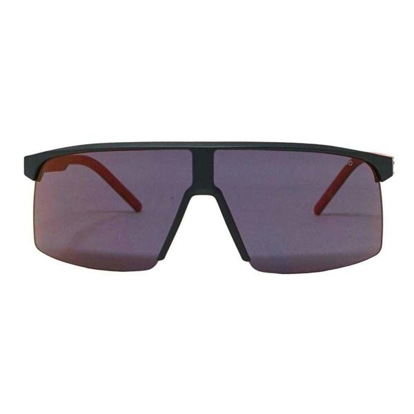 Hugo Boss Mens Matte Sunglasses - Black/Red - 