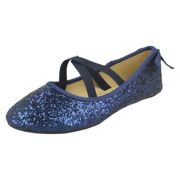 Spot On Girls Spot On Elastic Strap Ballerinas