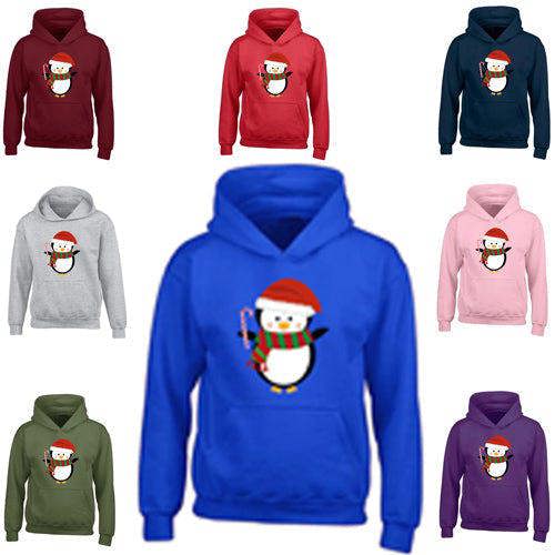 Kids Penguin Hoodie XMS4