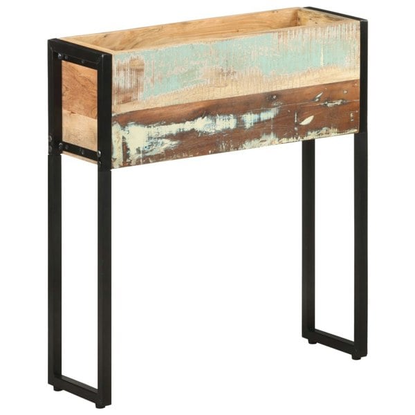 Berkfield Planter 60x20x68 cm Solid Reclaimed Wood