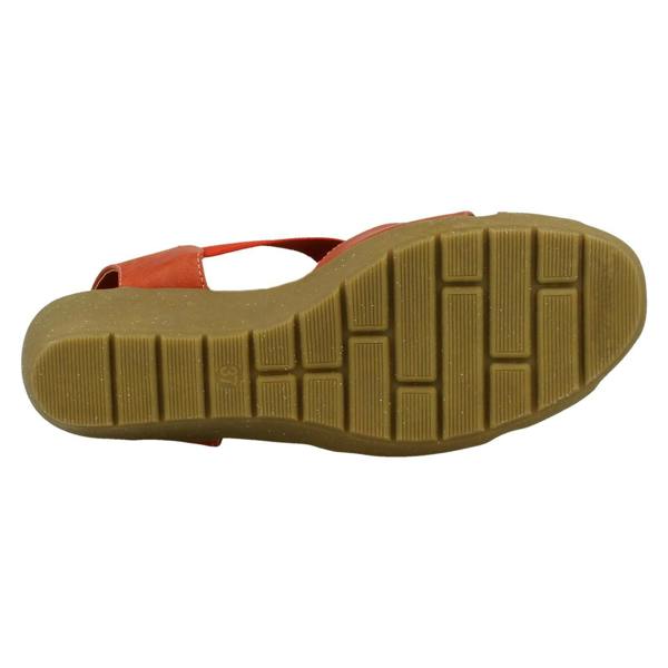 Down to Earth Ladies Casual Down To Earth Sling Back Wedge Sandal