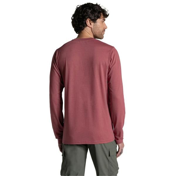 Craghoppers Mens Abel Nosilife Long-Sleeved T-Shirt - Atlas Red - 