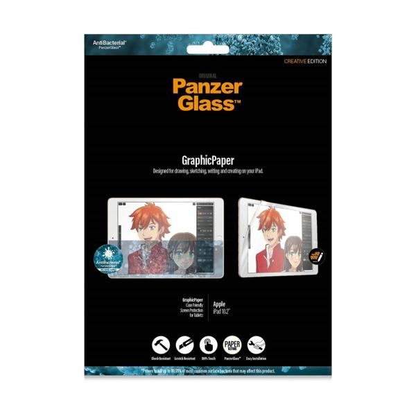 PanzerGlass Panzer Glass Graphic Paper Case Friendly Screen Protection for ipad 10.2" - 2733