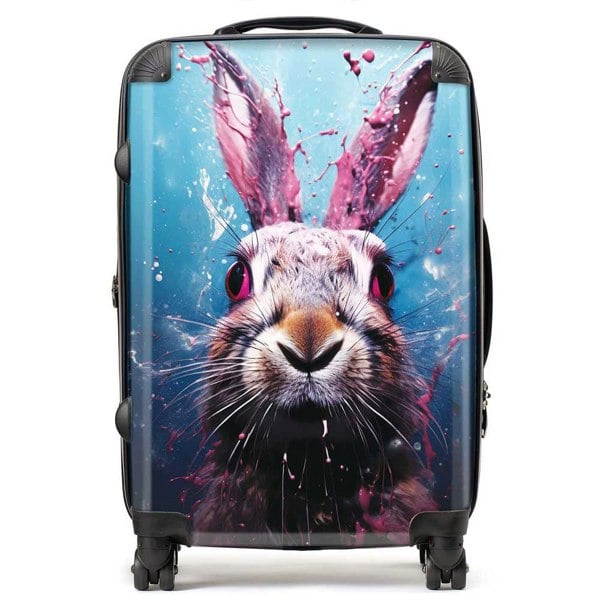 Warren Reed Rabbit Face Splashart Suitcase