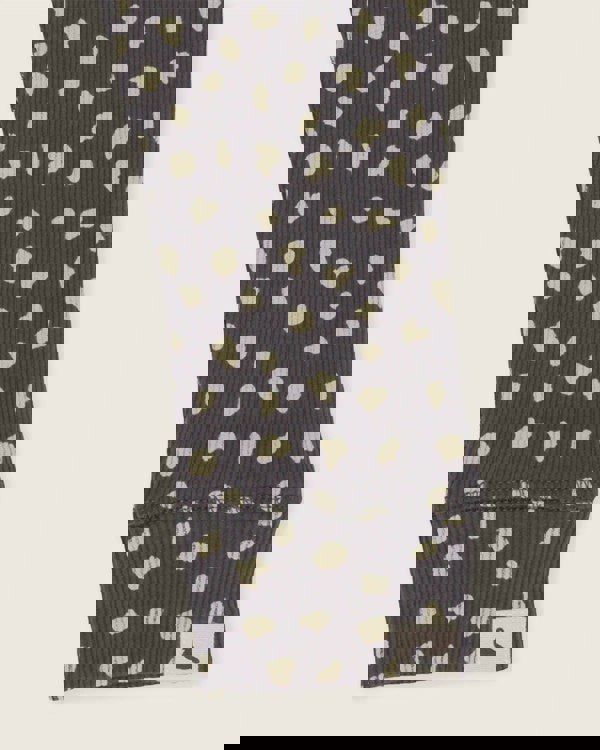 organic cotton Charcoal Grey Animal Print Leggings - image 2