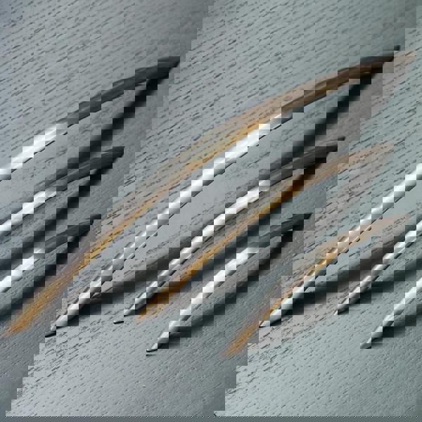 Handle & Home Brushed Nickel Flat Bow Handles