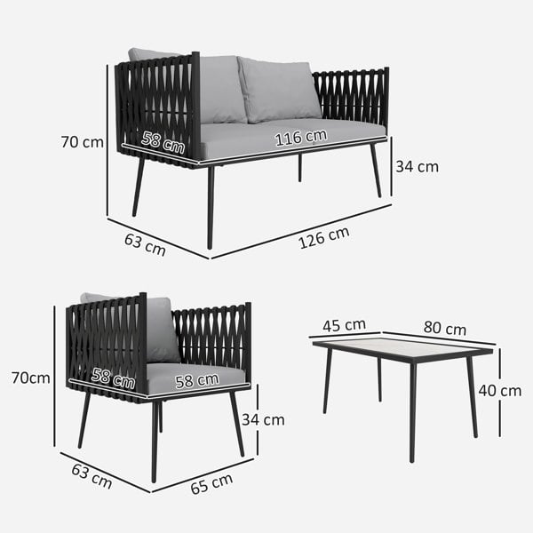 Garden Sofa Set