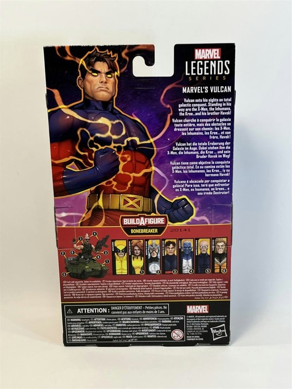 x men marvels vulcan marvel legends series hasbro f3690