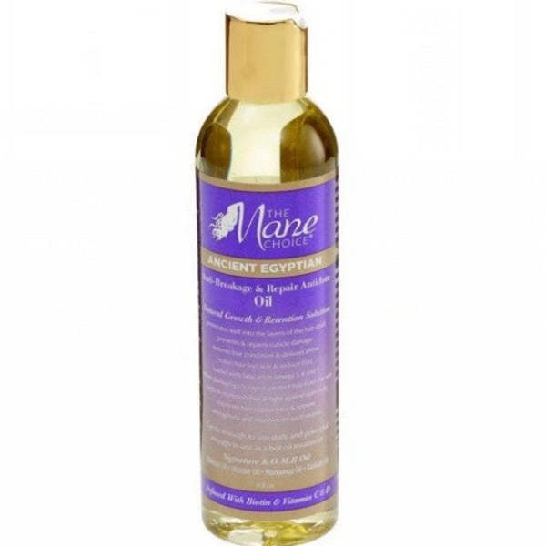 Bottle of 'The Mane Choice' Ancient Egyptian Oil on a white background