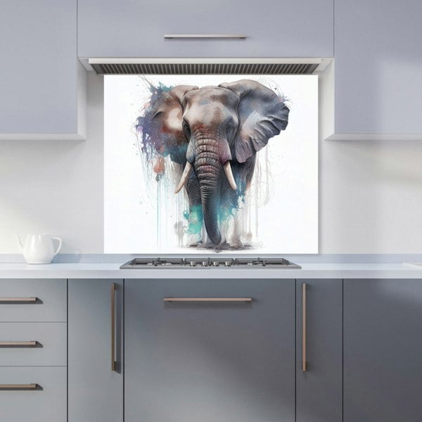 Warren Reed - Designer Elephant Splashart Kitchen Splashback
