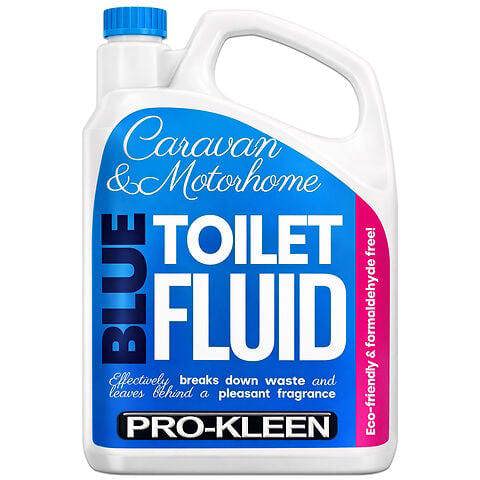 ProKleen Pro-Kleen Blue Toilet Chemical Fluid Solution Cleaner 2L for Caravan and Motorhomes - Eco-Friendly, Formaldehyde Free