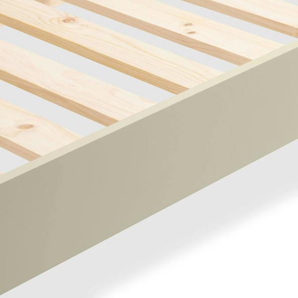 Statement Furniture Romance Wooden Bed Frame. Oatmeal Cream French Style Bed Double 4ft6 King 5ft