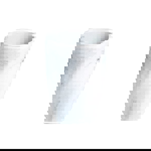 Showerdrape Octavia White Marble & Chrome Tumbler