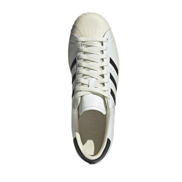 Adidas Mens Superstar Shell Leather Trainers - White/Black - 