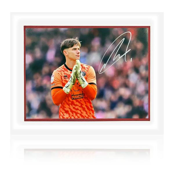 Michael Cooper Signed Sheffield United Deluxe Mount