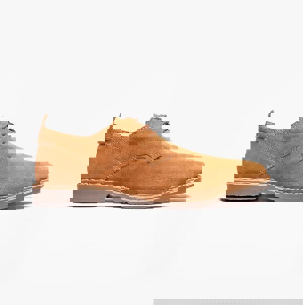 Popps JONAS Mens Suede Desert Shoes Cognac