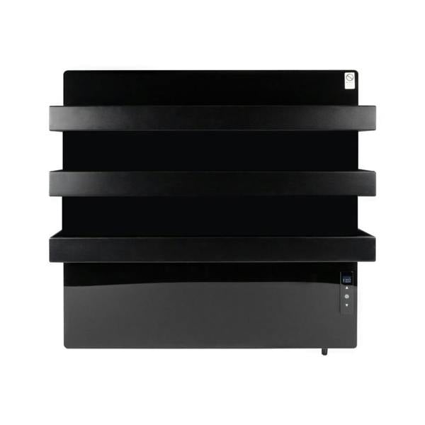 Mirrorstone Heating 500W Quartz Glass Wi-Fi Towel Rail Infrared Heating Panel (Available in Black or White) - Electric Panel Heater