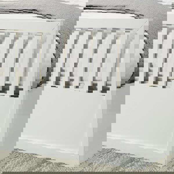 Flintshire Furniture Alyn 4ft 6 White Ottoman