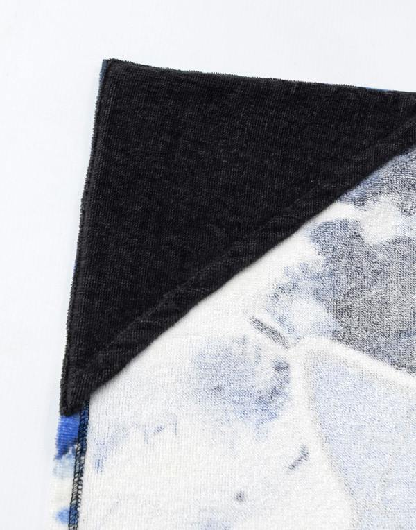 Vanilla Underground Sonic the Hedgehog Boys Black Shadow Poncho Towel (One Size)